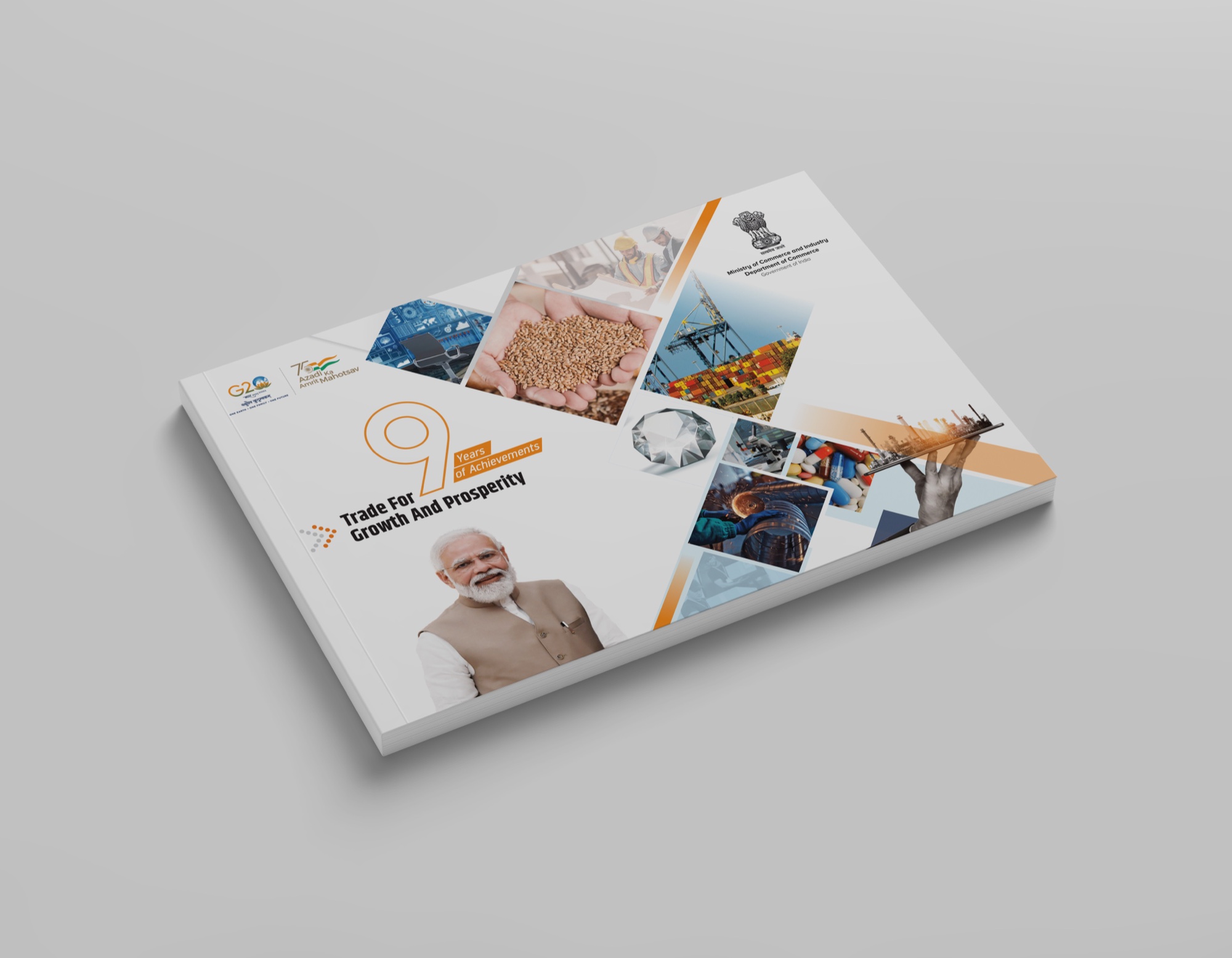 9 Years of Achievements book — Trade for Growth and Prosperity cover
